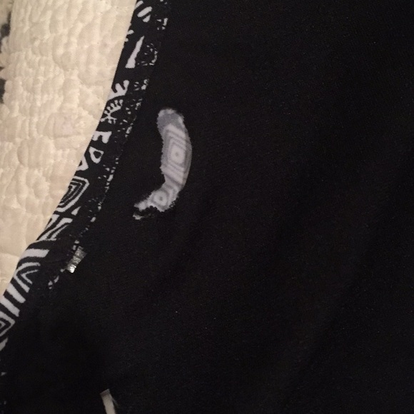 Black and white one piece bathing suit - Picture 4 of 4